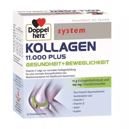 Doppelherz system kollagen beauty plus 10 flacoane unidoza x 25ml
