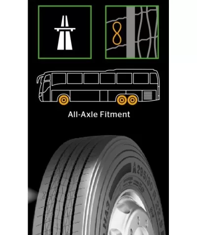 VARA CONTINENTAL COACH HA3 295/80R22.5 154/149M