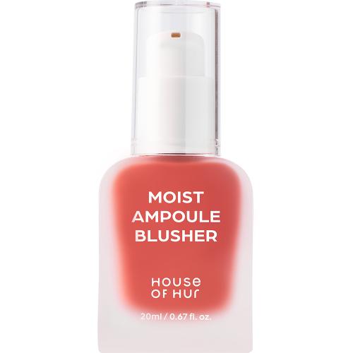 HOUSE OF HUR Moist Ampoule Blusher Fard de obraz lichid 05 Peach Coral 20 ml