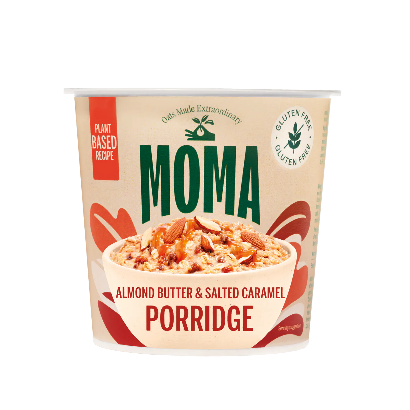 Ovaz Fara Gluten cu Migdale si Caramel Sarat 55g Moma