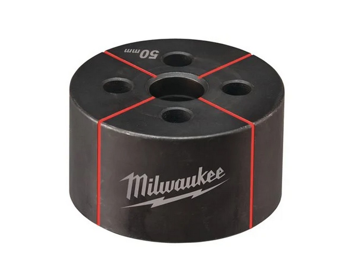 Accesoriu stantare Milwaukee DIE M 50, 50.5 mm, pentru otel inoxidabil si moale, aluminiu, 4932430920