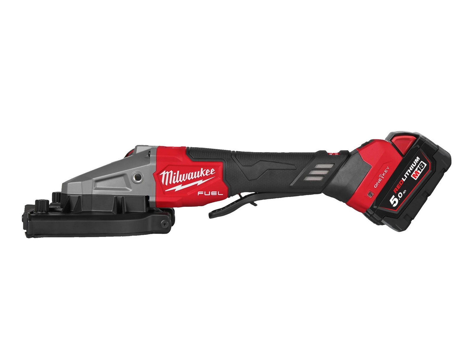 Masina taiat fier beton Milwaukee M18 FRBC032-502X, 2x acumulatori, incarcator, cutie, 2000 RPM, functie One-Key, LED, 4933499367