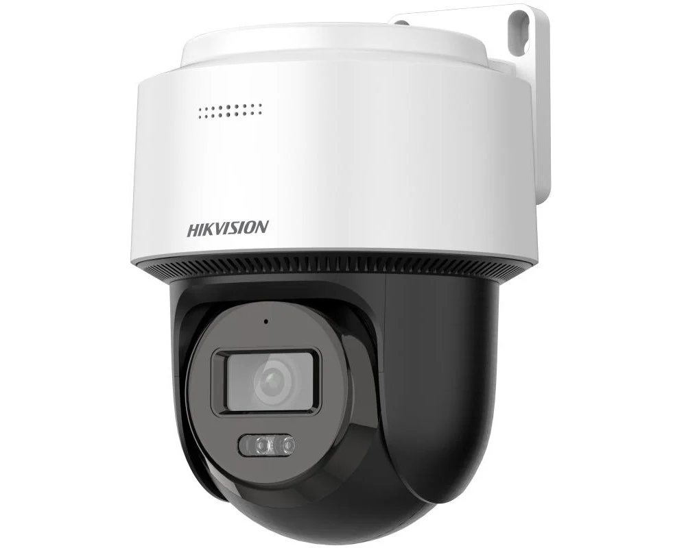 Camera supraveghere IP rotativa PT Hikvision DS-2DE2C400MWG-E(4mm), 4MP 2K, Smart Hybrid Light 30m, Audio, PoE, IP66