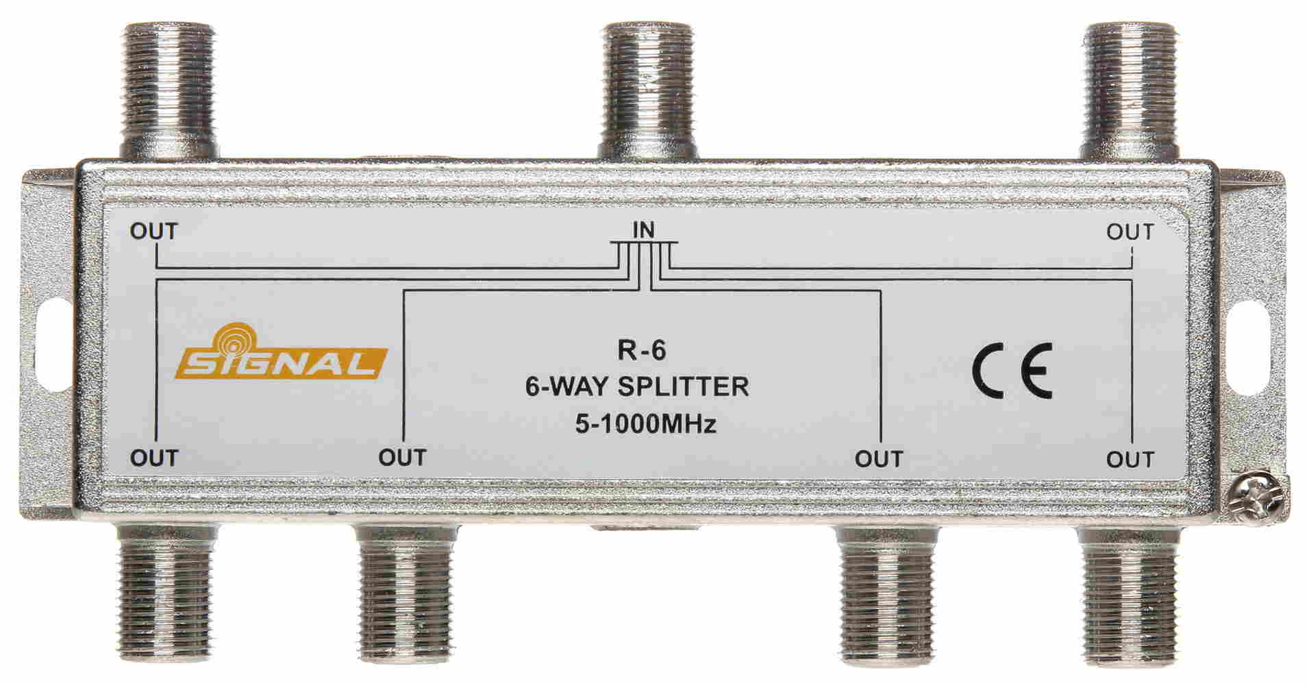 Splitter Opticum RI-6/1F-SIG, pana la 1000Mhz, impedanta 75 ohmi