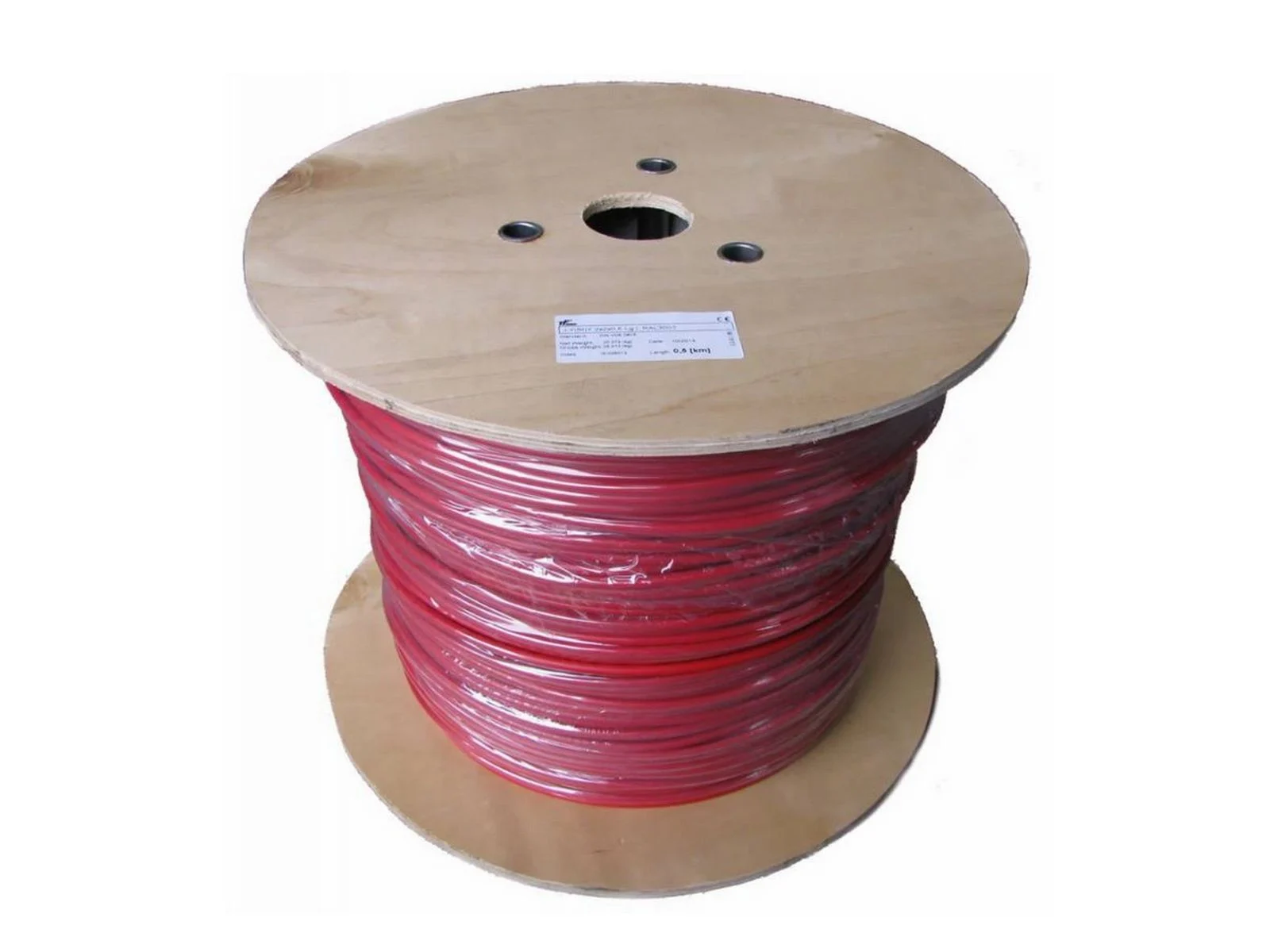 Cablu antiincendiu, ecranat, 2x 0.8mm, rola 500m, PVC, Tele Fonika J-Y(St)Y 2x2x0.8mm