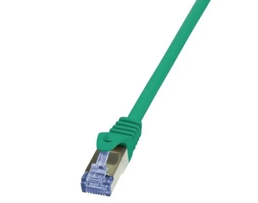 Patchcord S/FTP Cat 6A, 0.5M, Verde , SFTP6A-0.5M-G, SAFER