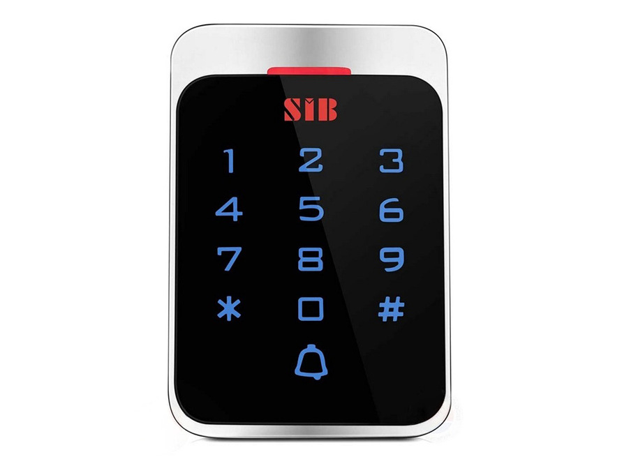 Control acces standalone, card si PIN, RFID EM 125kHz, Wiegand 26bt, IP68, rezistenta anti-vandal, aliaj de zinc, argintiu, SIB SK-T50EM