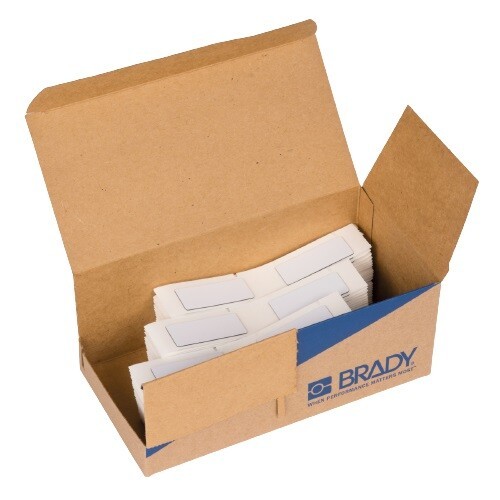 Brady BM-06-7593-WT / 312030, Label Printer Labels, 45.00 mm x 15.00 mm