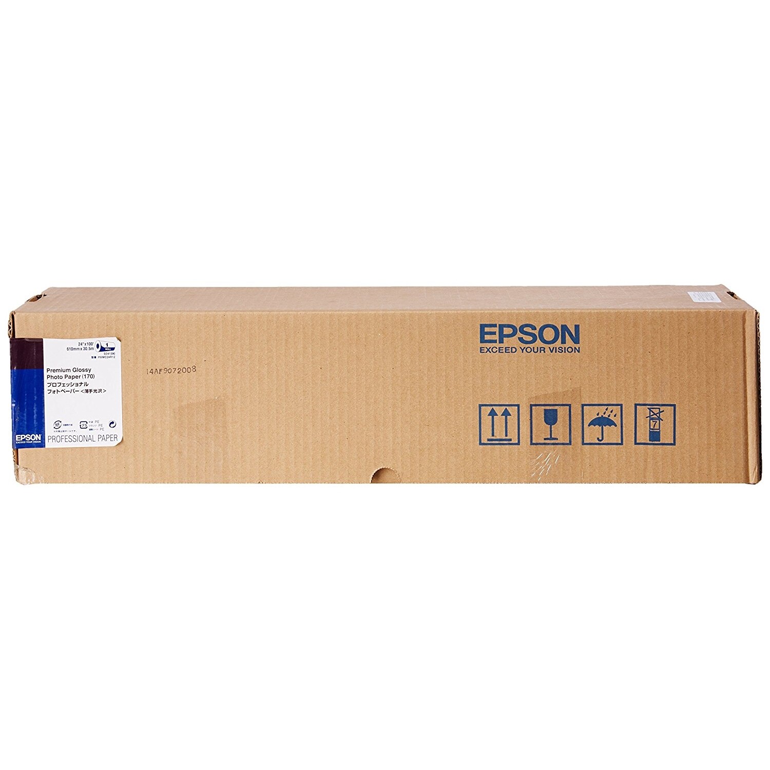 Epson Premium Glossy Photo Paper Roll C13S041390, 166 g/m2, 24", 610mmx30.5m, fényes, fehér, papírtekercs