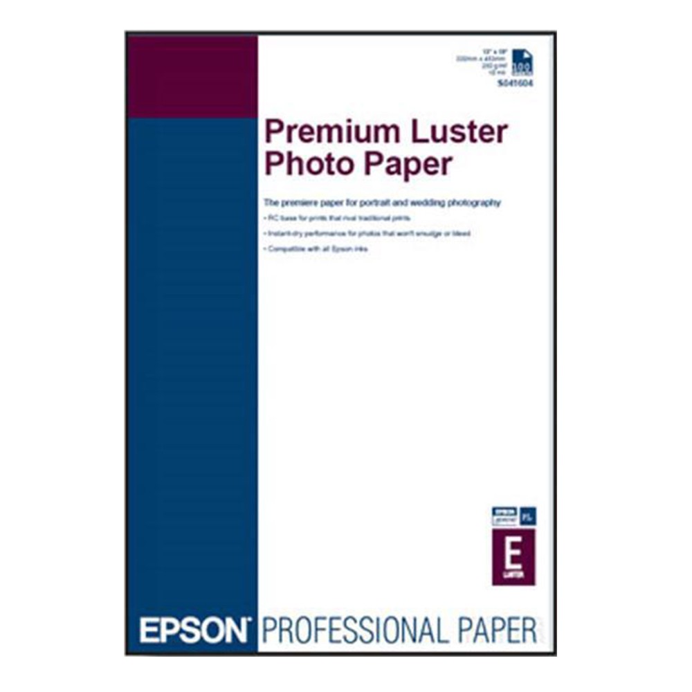 Epson Premium Luster Photo Paper S041785 C13S041785, 235 g/m2, A3+, 100db, fényes, fehér, fotópapír
