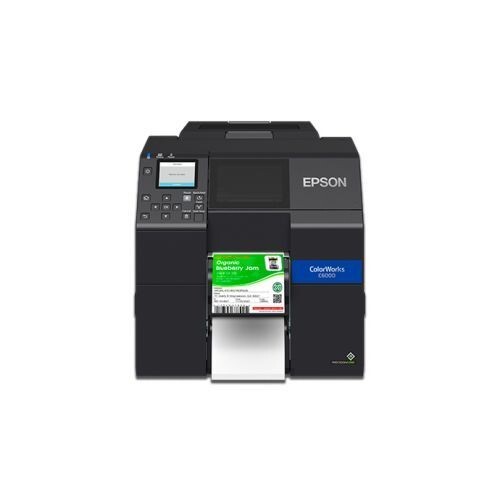 Epson ColorWorks C6000Ae C31CH76102, színes címkenyomtató, cutter, disp., USB, Ethernet, black