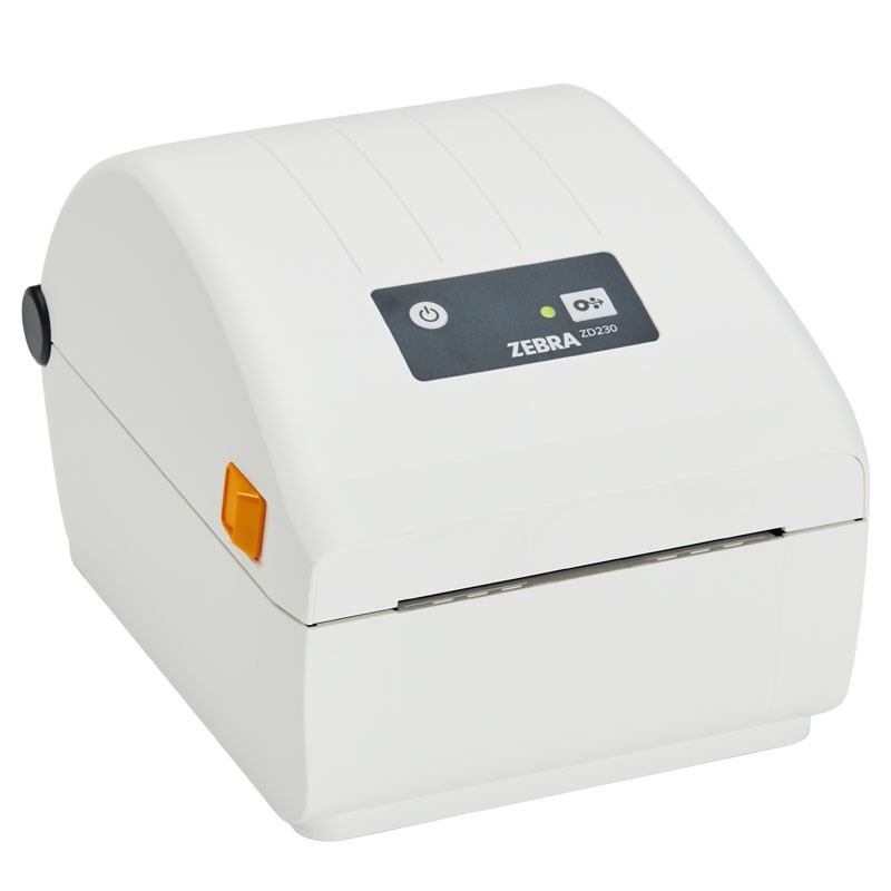 Zebra ZD230 ZD23W42-D0EC00EZ DT, 8 dots/mm (203 dpi), címkenyomtató, EPLII, ZPLII, USB, Ethernet, white (Utód GC420t)