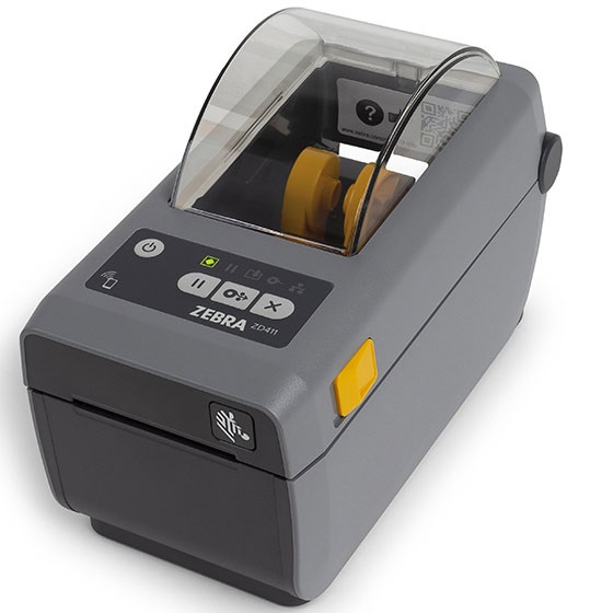 Zebra ZD411 ZD4A023-T0EW02EZ TT, 12 dots/mm (300 dpi), imprimantă de etichete, RTC, EPLII, ZPLII, USB, Host, BT, Wi-Fi, black (succesor GC420t)