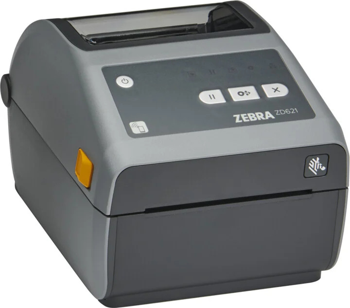 Zebra ZD621d ZD6A042-D0EF00EZ, 8 dots/mm (203 dpi), drukarka etykiet, RTC, USB, Host, RS232, BT (BLE), Ethernet, grey