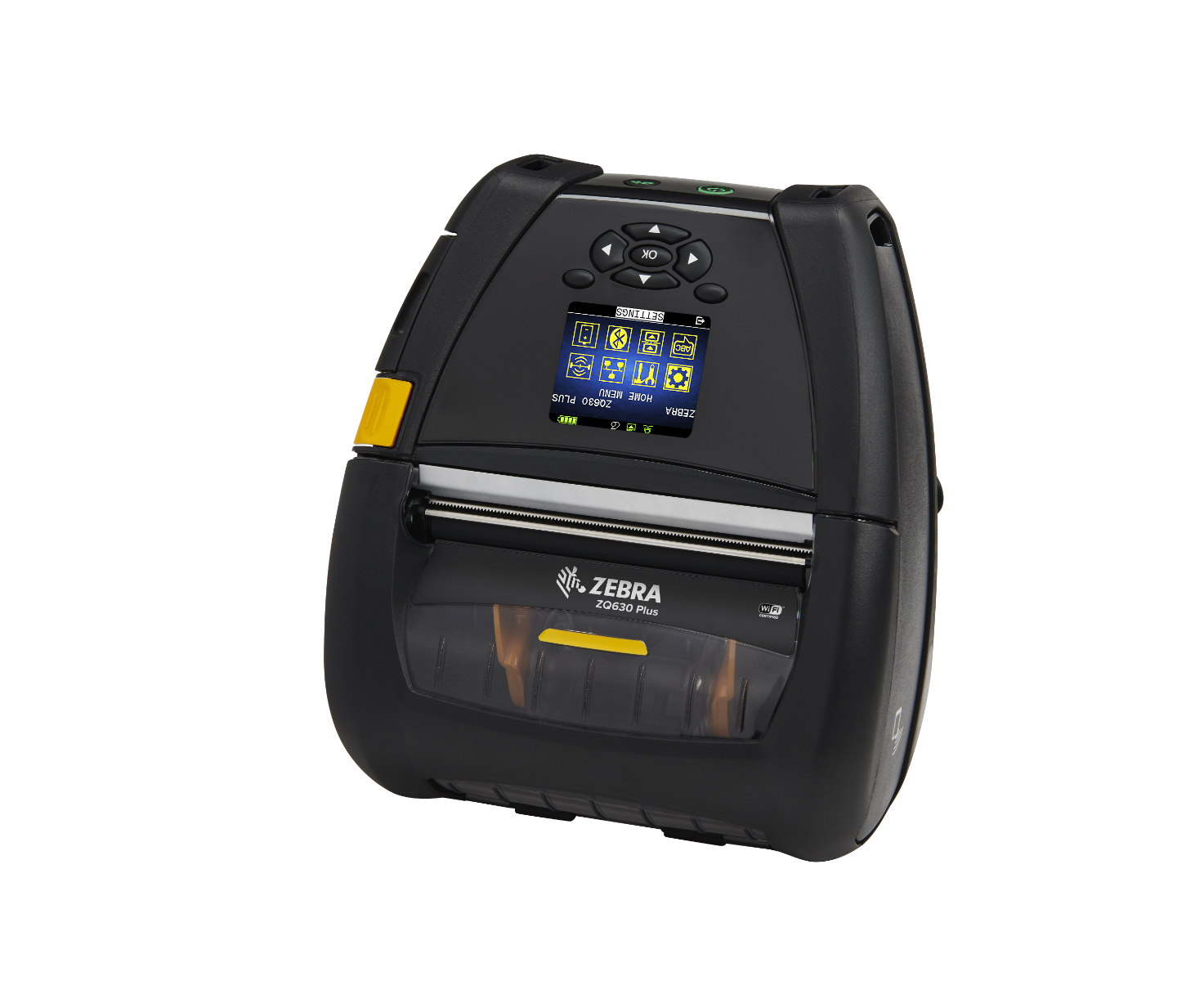 Zebra ZQ630 Plus ZQ63-AUX2E14-00 mobile imprimantă de etichete, 8 dots/mm (203 dpi), linerless, USB, BT, Wi-Fi, EPL, ZPL, CPCL, RB