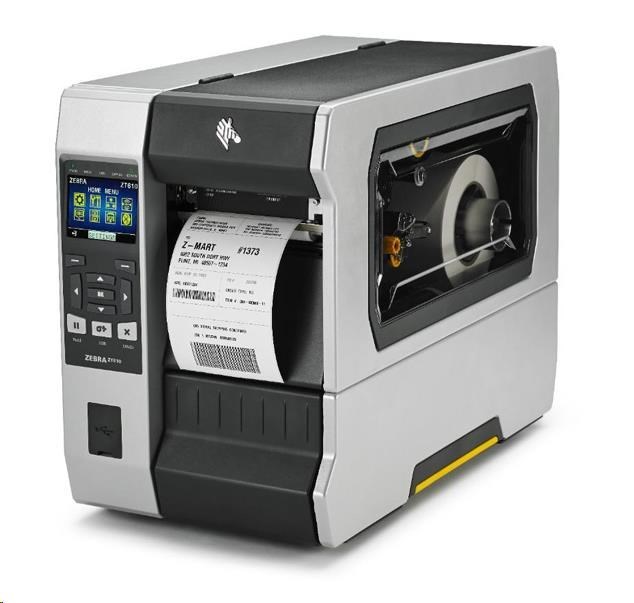 Zebra ZT61042-T0E01C0Z ZT610 drukarka etykiet, 8 dots/mm (203 dpi), disp., RFID, ZPL, ZPLII, USB, RS232, BT, Ethernet