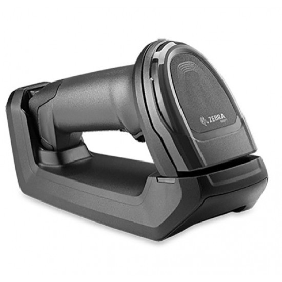 Zebra vonalkódolvasó DS8108-SR 2D black DS8108-SR7U2100SGW, USB KIT + állvány