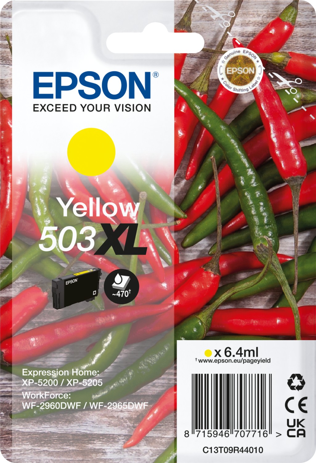 Epson 503XL T09R440 C13T09R44010 sárga (yellow) eredeti tintapatron