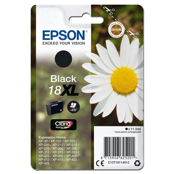Epson 18XL C13T18114012 negru (black) cartus original