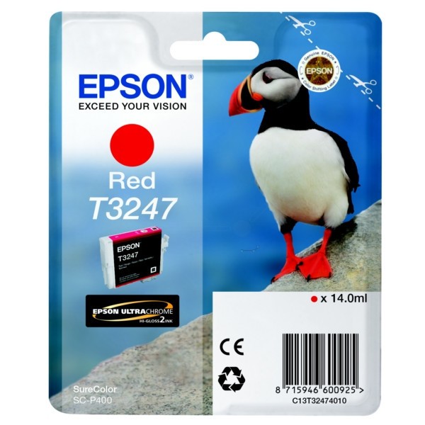 Epson T32474010 piros (red) eredeti tintapatron