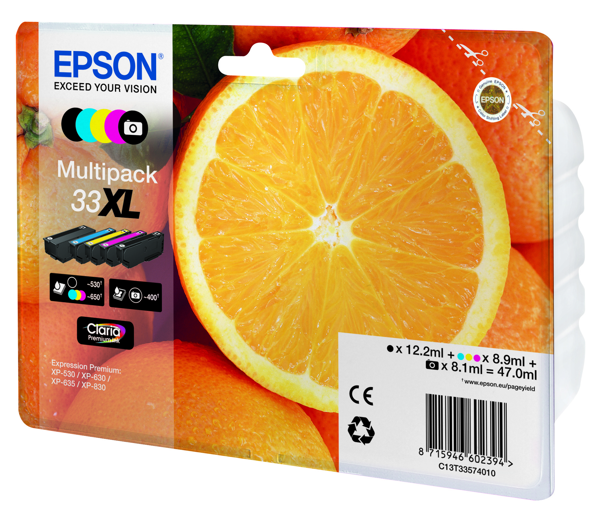 Epson T33XL C13T33574011 color (CMYK) cartus original