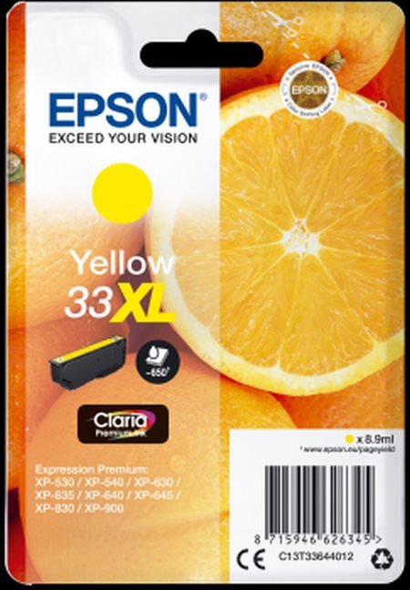 Epson T33644012, T33XL galben (yellow) cartus original