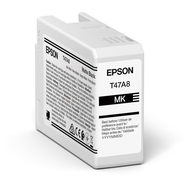 Epson C13T47A80N matt fekete (matte black) eredeti tintapatron