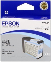 Epson T580500 jasno błękitny (light cyan) tusz oryginalna