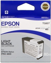 Epson C13T580900 deschis negru (light black) cartus original