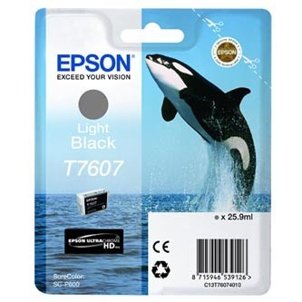 Epson T7607 C13T76074010 deschis negru (light black) cartus original