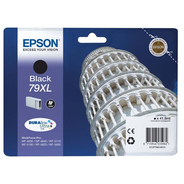 Epson 79 XL C13T79014010 fekete (black) eredeti tintapatron