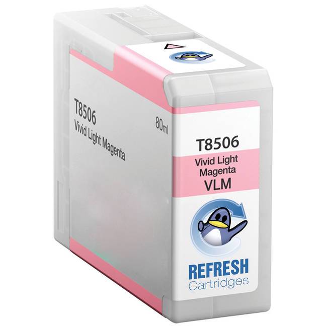 Epson T8506VLM jasno purpurowy (light magenta) tusz zamiennik