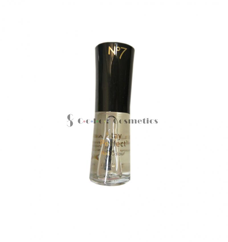Lac de unghii transparet Boots No7 Stay Perfect Nail Colour-Clear