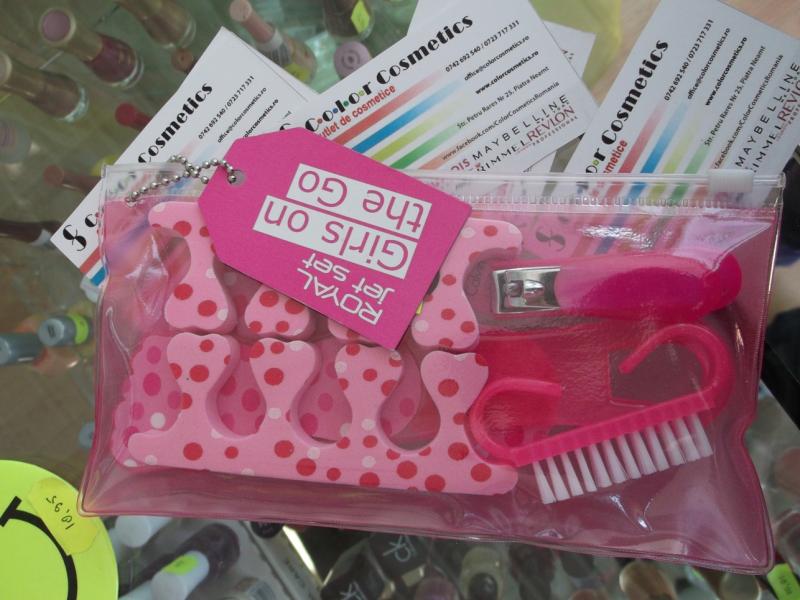 Set pedichiura Royal Jet Set - roz