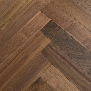 Parchet stratificat Nuc American Zermatt 1 lamela Alpine herringbone 600x120x14/3 mm HERALP-ZER010