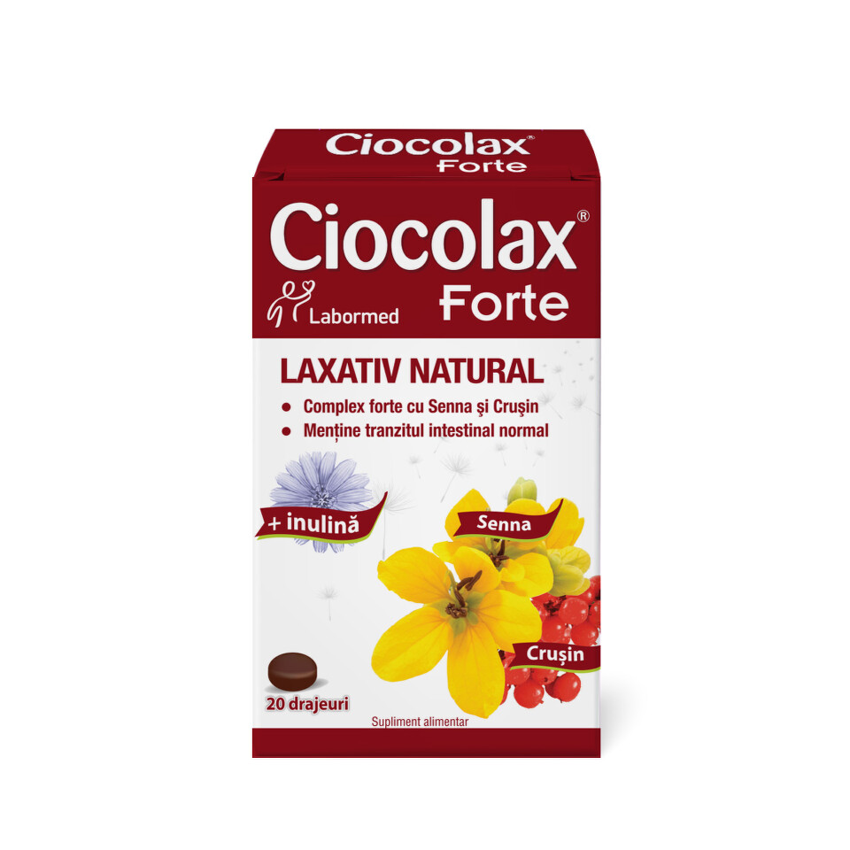 LABORMED CIOCOLAX FORTE 20 DRAJEURI