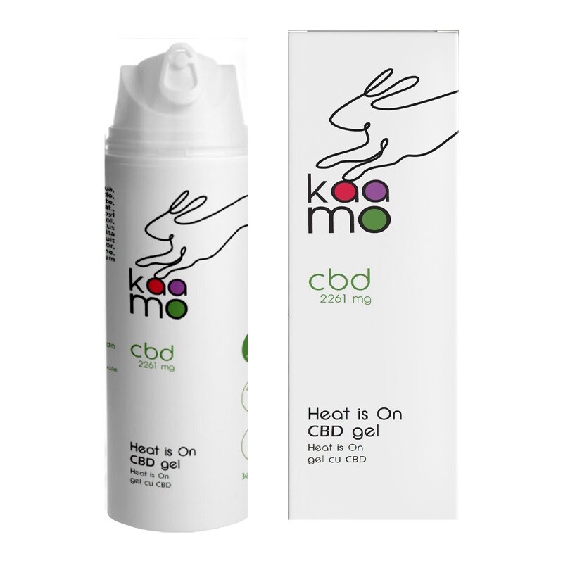 KAAMO HEAT IS ON GEL CU CBD 150 ML