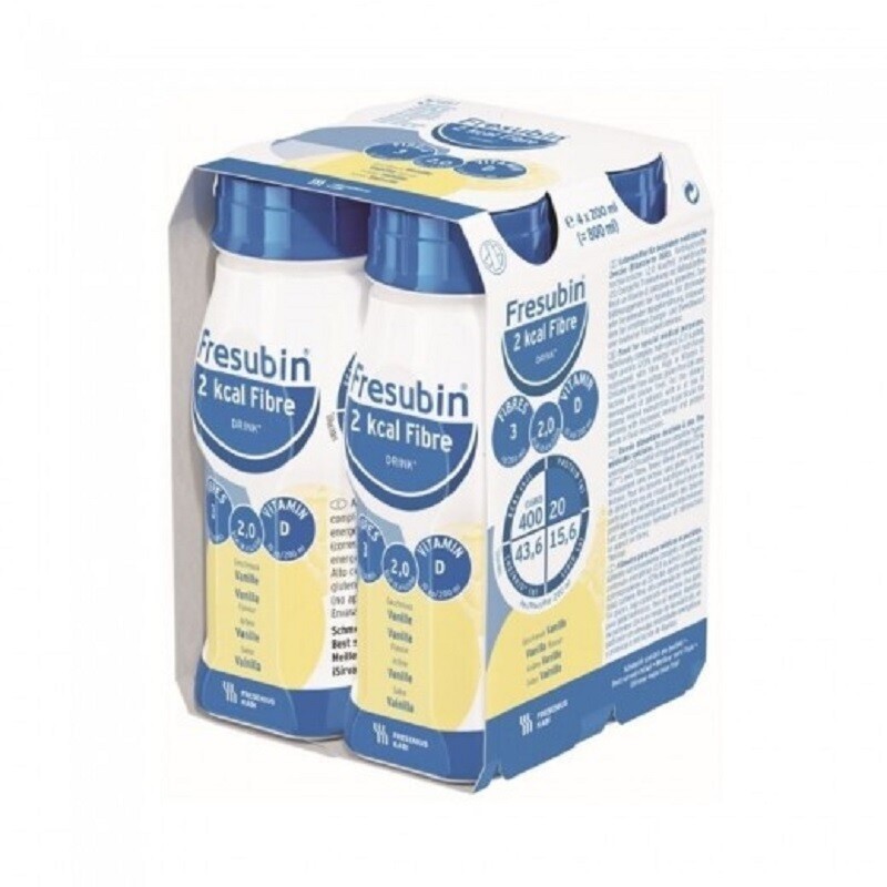 FRESUBIN 2 KCAL DRINK VANILIE 200ML 4 FLCOANE