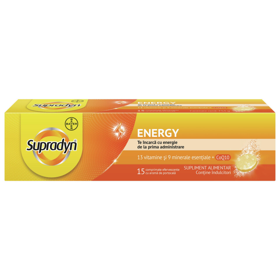 SUPRADYN ENERGY 15 COMPRIMATE EFERVESCENTE