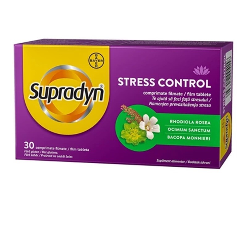 SUPRADYN STRESS CONTROL 30 CAPSULE FILMATE