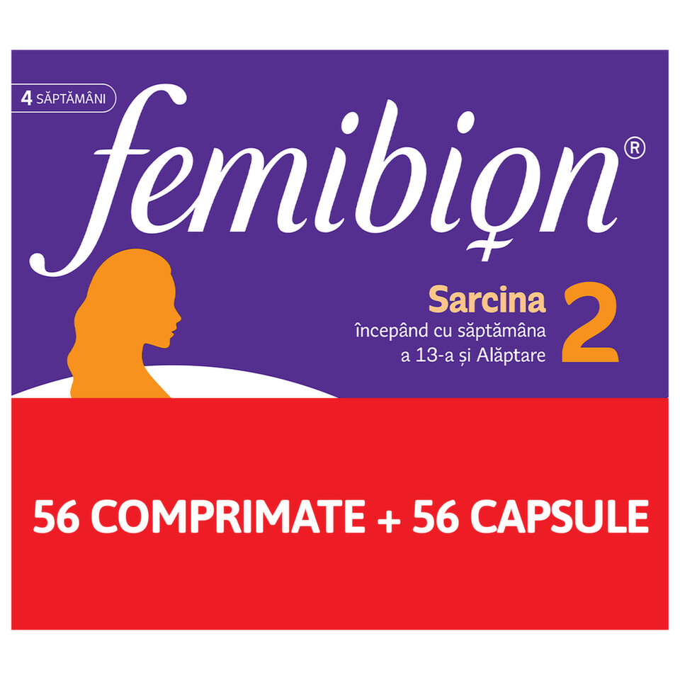 FEMIBION II 56 COMPRIMATE FILM PACK 2 BUCATI