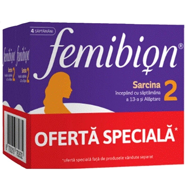 FEMIBION 2 SARCINA 2 X 28 COMPRIMATE
