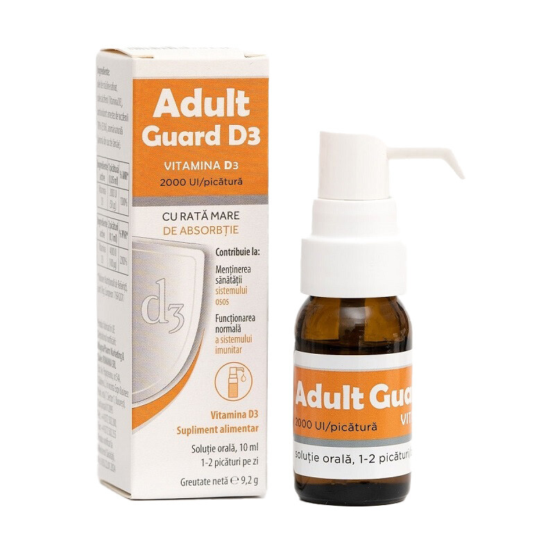 ADULT GUARD 3 2000UI VITAMINA D3 10ML