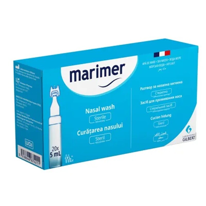 MARIMER IZOTONIC CURATAREA NASULUI 20 UNIDOZE X 5ML