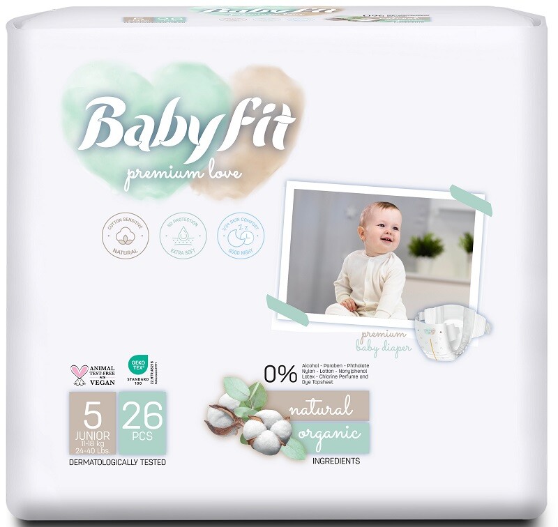 BABY FIT ECO SCUTECE BEBELUSI NR 5 JUNIOR 26 BUCATI