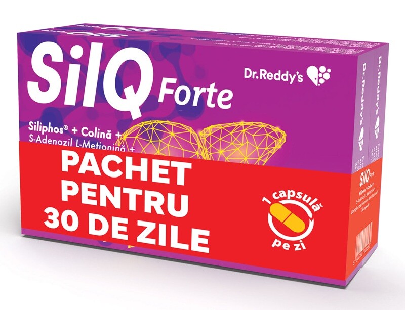 PACHET SILQ FORTE 80MG/85MG 2X15 CAPSULE 2 BUCATI