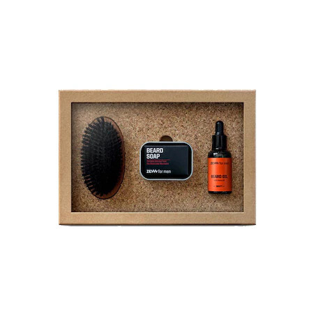 ZEW FOR MEN SET PENTRU INGRIJIREA BARBII SIMPLE LUMBERJACK HEMP MATT