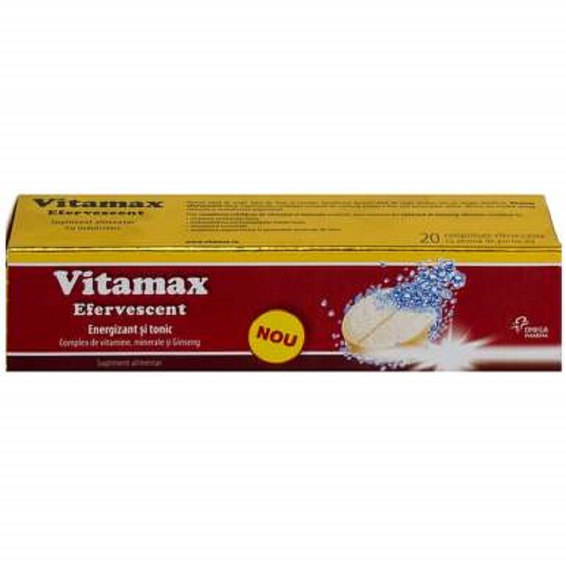 VITAMAX 20 CAPSULE EFERVESCENTE 2 LA PRET DE 1