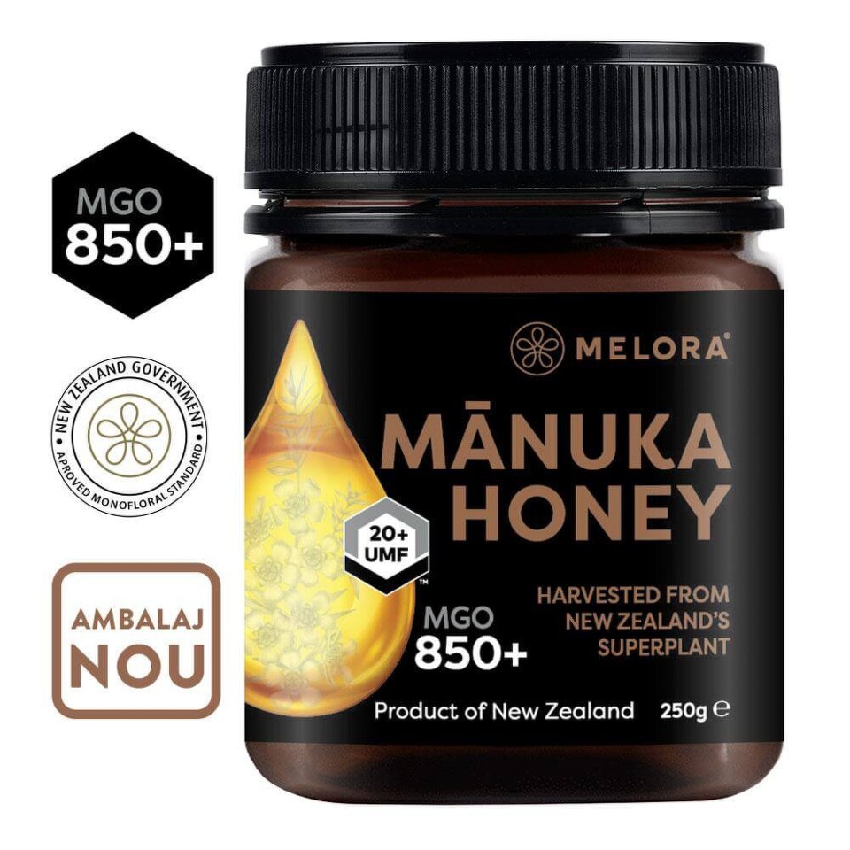 MIERE DE MANUKA MELORA MGO 850+ X 250G