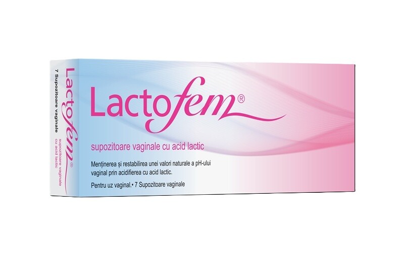 LACTOFEM SUPOZITOARE VAGINALE 7 BUCATI
